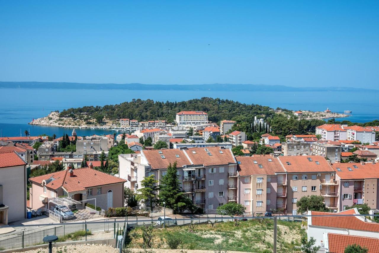 Luxury Adria Sea & City View Apartment Макарска Экстерьер фото