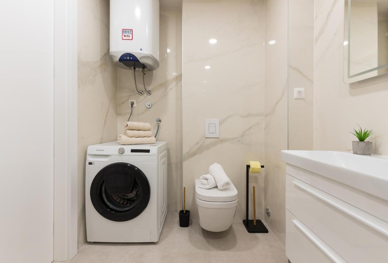 Luxury Adria Sea & City View Apartment Макарска Экстерьер фото
